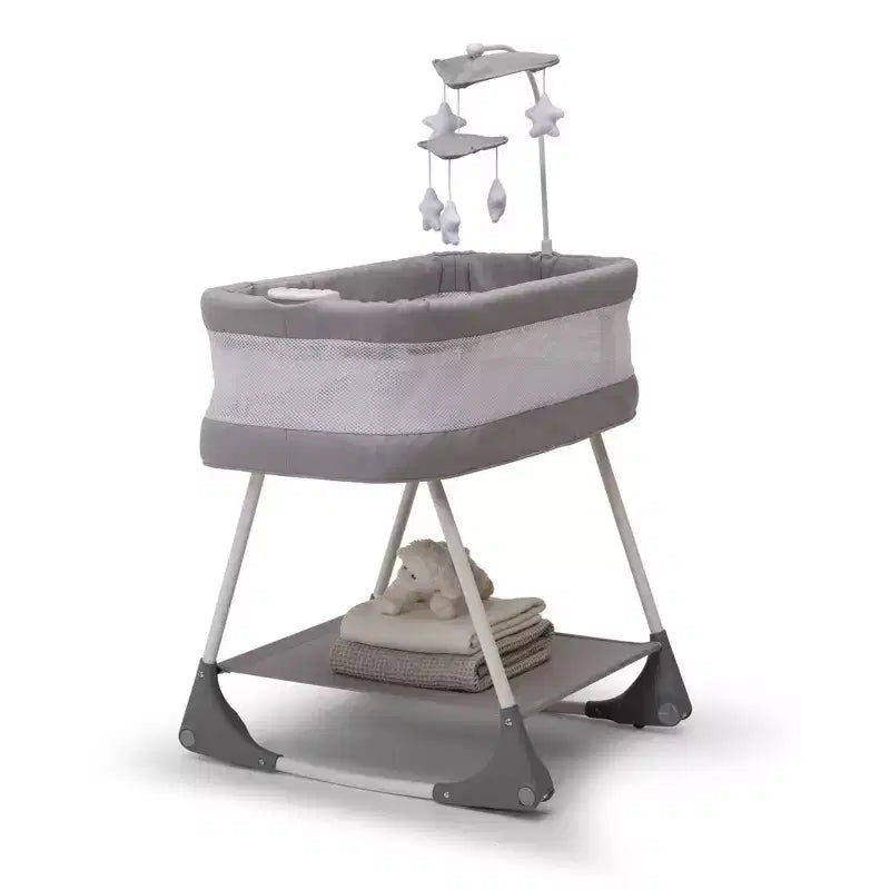 Berceau à bascule Enfant Étoile Filante avec maille respirante – Platine