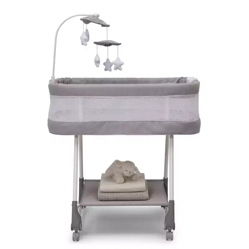 Berceau à bascule Enfant Étoile Filante avec maille respirante – Platine