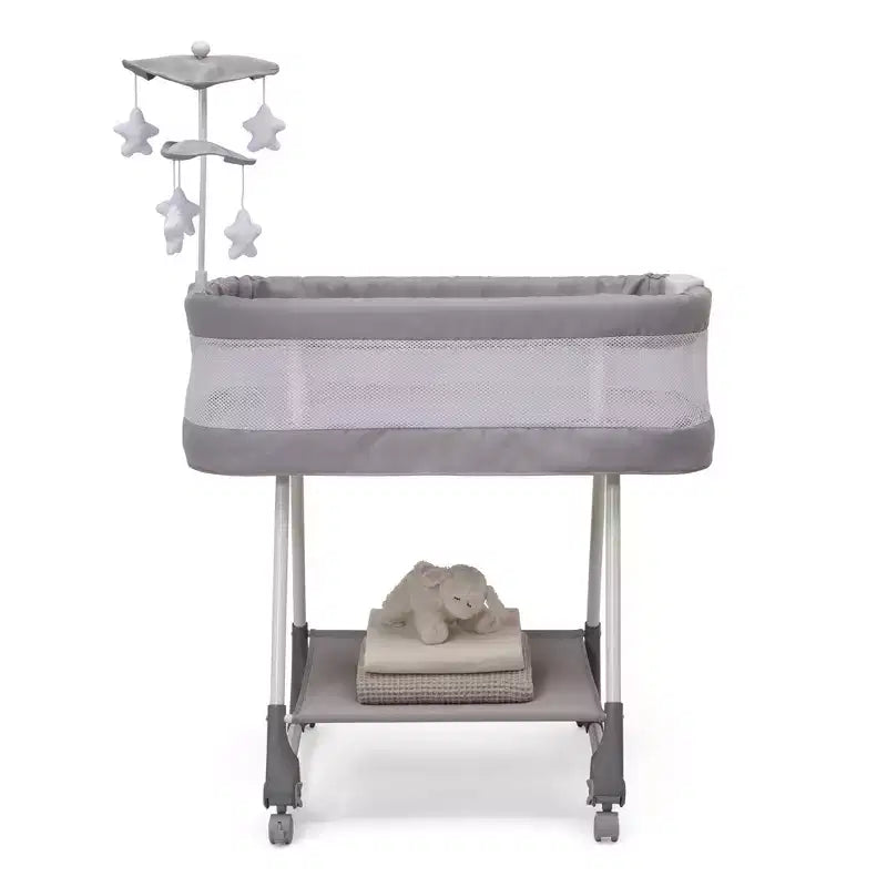 Berceau à bascule Enfant Étoile Filante avec maille respirante – Platine