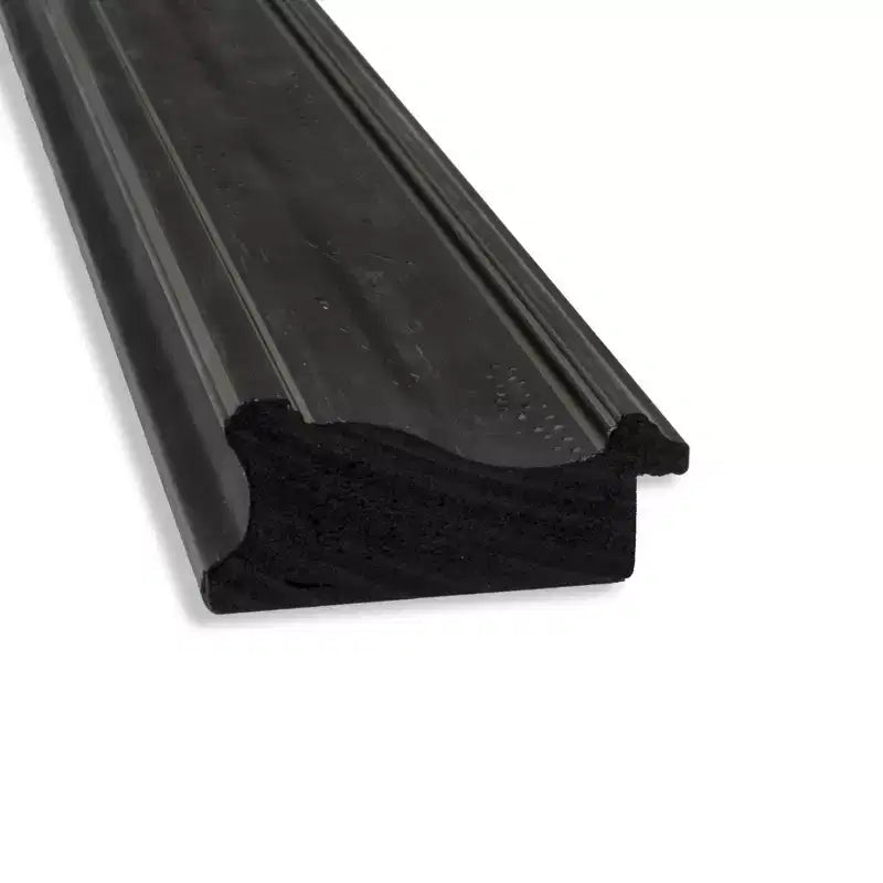 Miroir de porte étroit 45,7 cm x 132 cm, corps entier, noir aspect épave, non biseauté