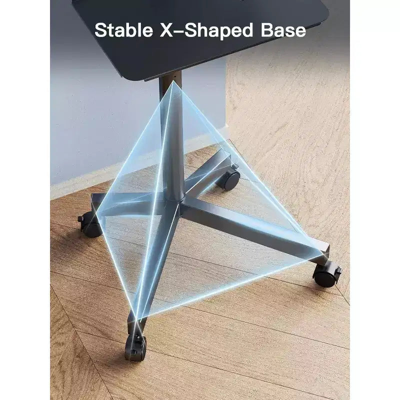 Meuble TV mobile avec roulettes pour téléviseurs LCD/LED/OLED 23-60 pouces, étagère réglable en hauteur, supporte jusqu'à 45 kg, VESA max 400x400 mm