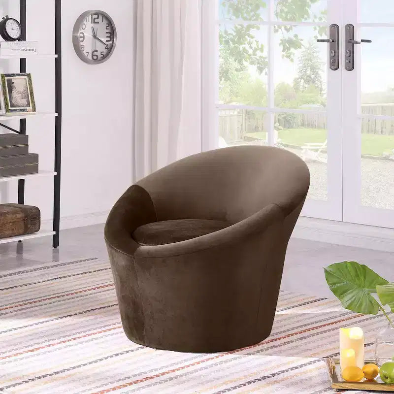 Fauteuil d'appoint en velours