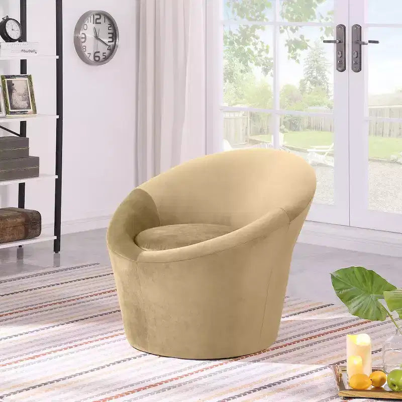 Fauteuil d'appoint en velours