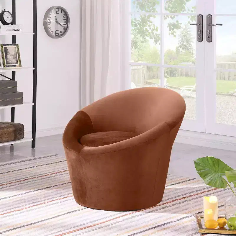 Fauteuil d'appoint en velours