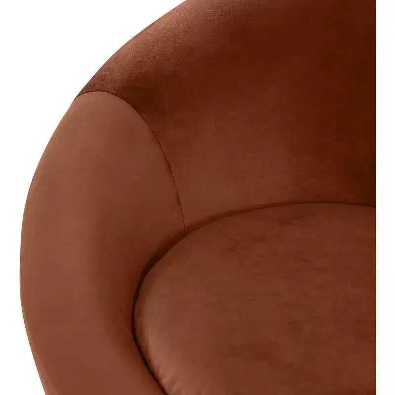Fauteuil d'appoint en velours