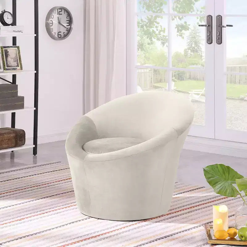 Fauteuil d'appoint en velours