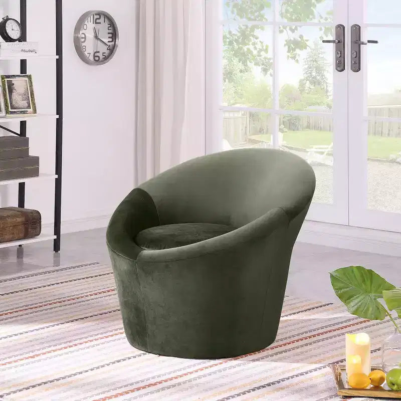 Fauteuil d'appoint en velours