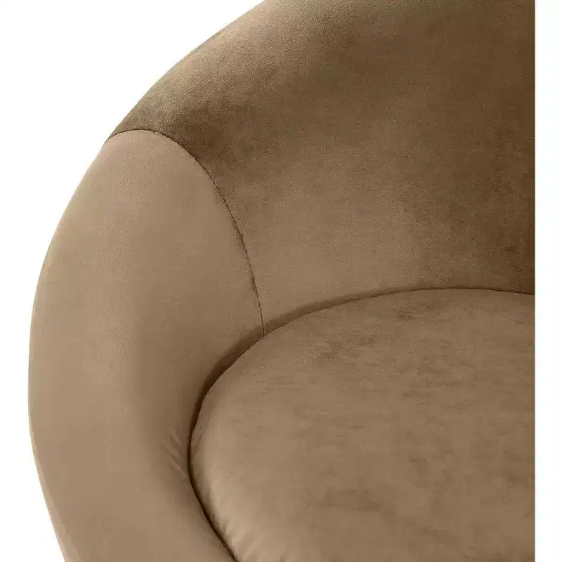 Fauteuil d'appoint en velours