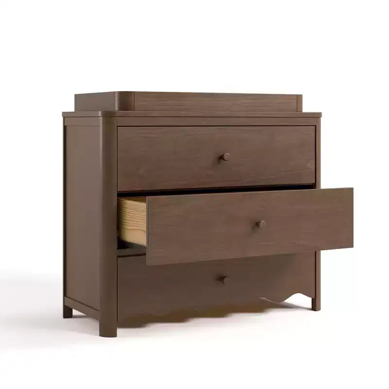 Commode 3 tiroirs Casablanca avec plateau à langer amovible