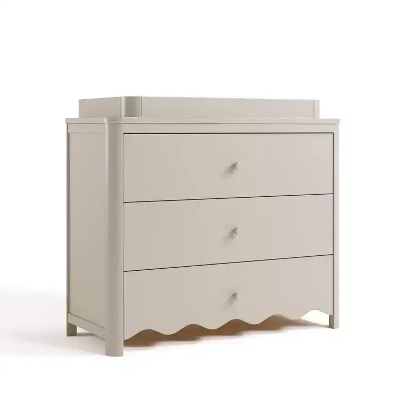 Commode 3 tiroirs Casablanca avec plateau à langer amovible