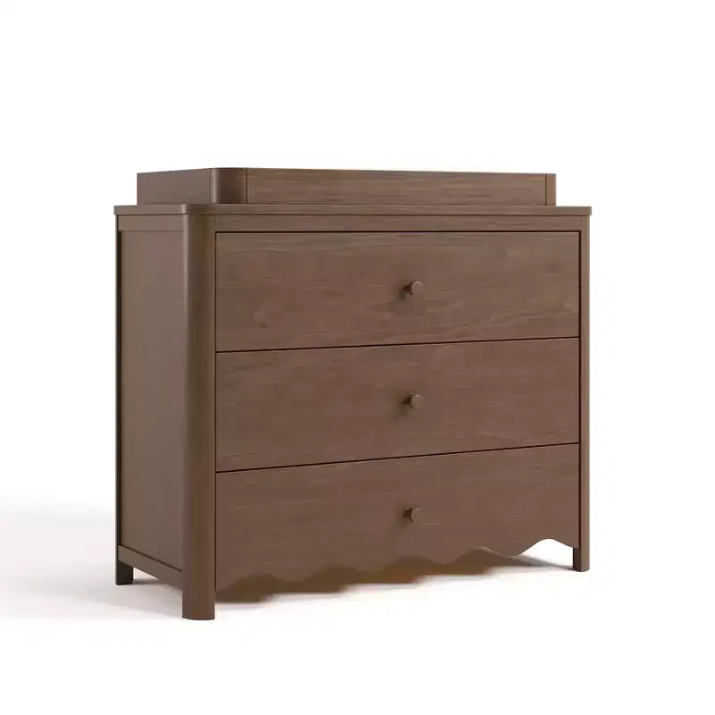 Commode 3 tiroirs Casablanca avec plateau à langer amovible