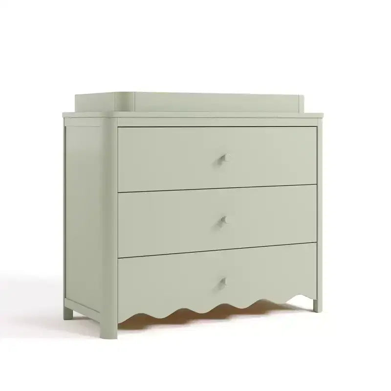Commode 3 tiroirs Casablanca avec plateau à langer amovible