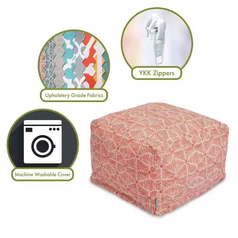 Pouf Ottoman Charlie Beige