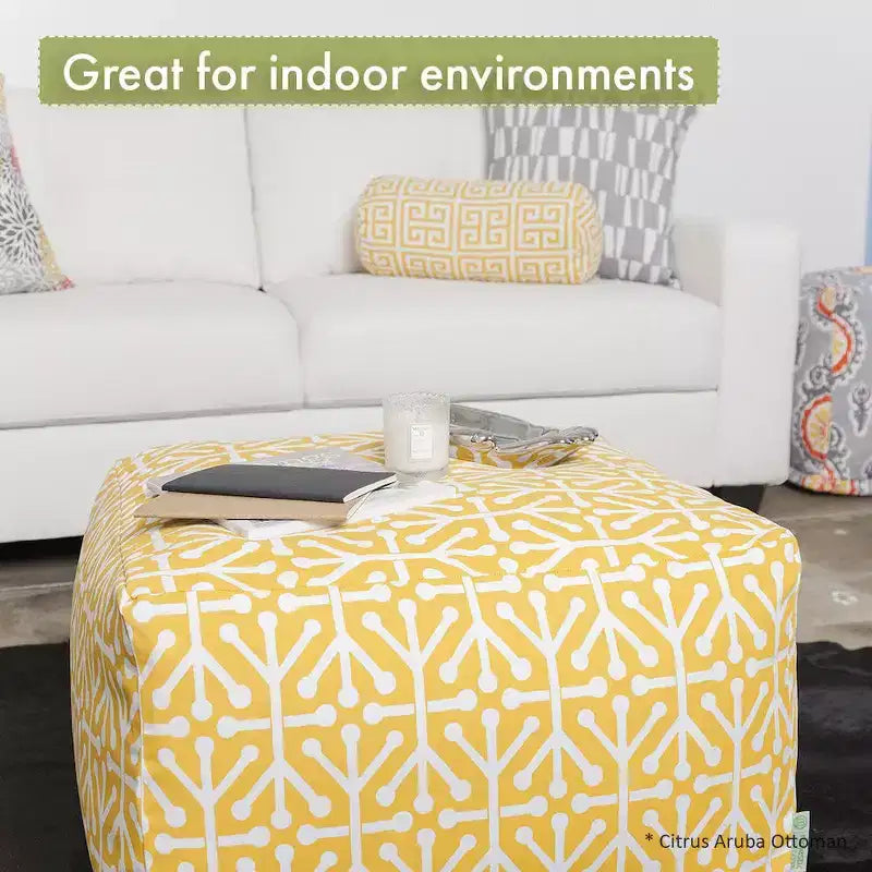 Pouf Ottoman Charlie Beige