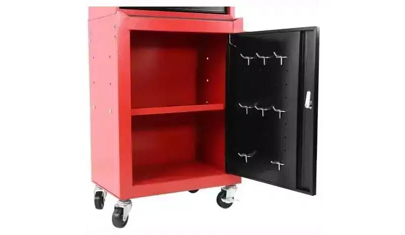Meuble de rangement à roulettes 3 tiroirs - Roues verrouillables, grande capacité et étagères réglables, pour garage/entrepôt/atelier